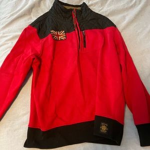 Vintage Polo Ralph Lauren British Flag 1/2 zip pullover